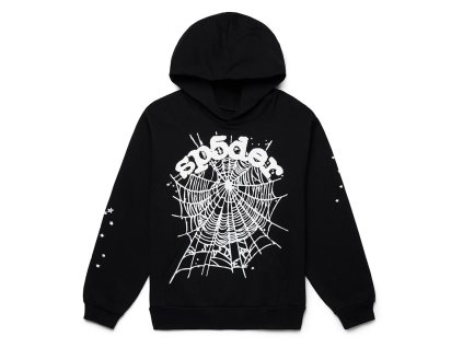 tenisky a boty sp5der og web hoodie black panske damske  1