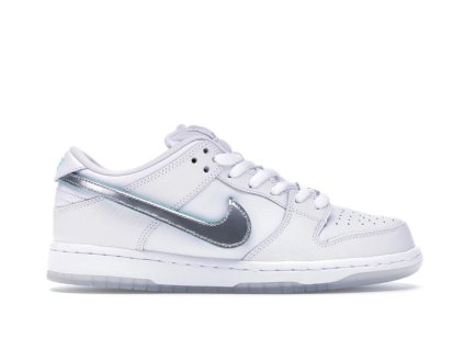 tenisky a boty nike sb dunk low diamond supply co. white diamond panske damske BV1310-100 1