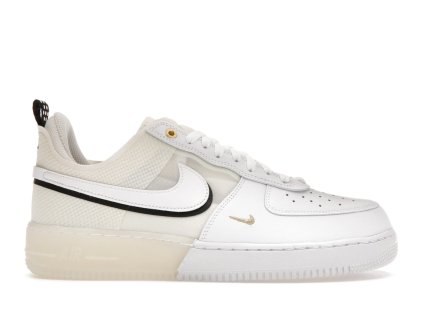 tenisky a boty nike air force 1 react 40th anniversary sail gold 2022 panske damske DQ7669-100 1