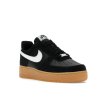 tenisky a boty nike air force 1 low '07 lv8 black summit white gum panske damske FQ8714-004 2