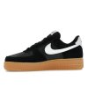 tenisky a boty nike air force 1 low '07 lv8 black summit white gum panske damske FQ8714-004 4