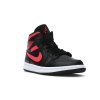 tenisky a boty jordan 1 mid black siren red w panske damske BQ6472-004 2