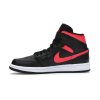 tenisky a boty jordan 1 mid black siren red w panske damske BQ6472-004 4
