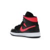 tenisky a boty jordan 1 mid black siren red w panske damske BQ6472-004 5