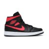 tenisky a boty jordan 1 mid black siren red w panske damske BQ6472-004 7