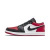 air jordan 1 low bred toe 1