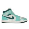 tenisky a boty air jordan 1 mid chenille bleached turquoise w panske damske DZ3745-300 1