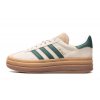 adidas gazelle bold beige collegiate green w 1