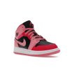 tenisky a boty air jordan 1 mid coral chalk gs panske damske 554725-662 2