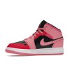 tenisky a boty air jordan 1 mid coral chalk gs panske damske 554725-662 4