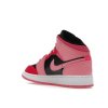 tenisky a boty air jordan 1 mid coral chalk gs panske damske 554725-662 5