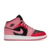 tenisky a boty air jordan 1 mid coral chalk gs panske damske 554725-662 1