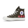 tenisky a boty converse chuck taylor all star 70 hi comme des garcons play multi-heart green panske damske 162973C 4