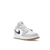 tenisky a boty jordan 1 low white neutral grey gum midnight navy gs panske damske 553560-146 2