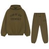 Fear of God Essentials FW24 Olive Celý Set 1