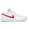 tenisky a boty jordan 1 low white university red w panske damske AO9944-161 7