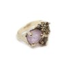 ametyst, raw diamanty, herkimer diamant