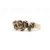 prsten raw diamanty