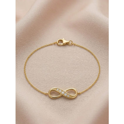 Náramek Infinity s diamanty