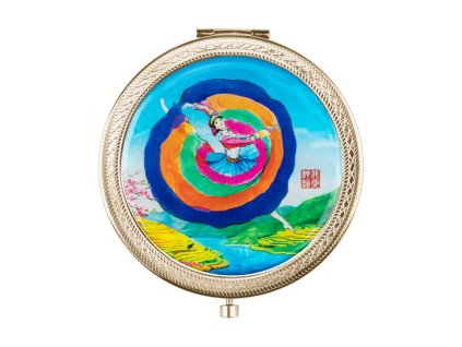 kompaktni zrcatko etnicky tanec