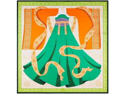 tang dynasty grace silk scarf fr