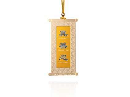 zhen shan ren scroll ornament fr