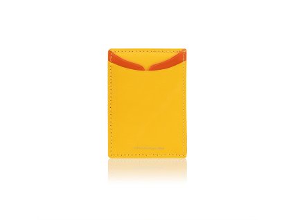 qing style card case yellow fron