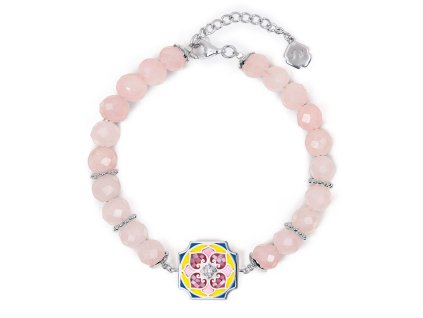 Flora BlissBracelet Pink Opal Fr