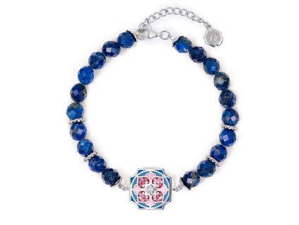 FloraBlissBraceletLapisFrontView