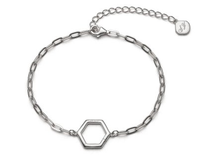 paperclip chain bracelet silver