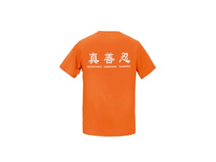 Tričko Truthfulness, Compassion, Tolerance Orange