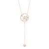 lotus fairies necklace rose gold