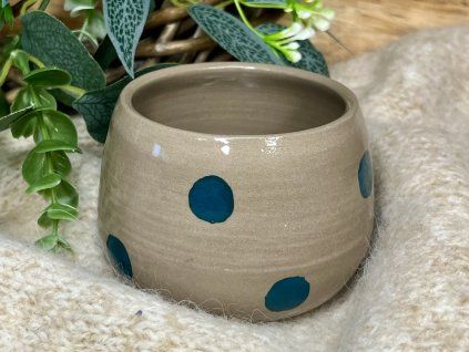 Keramický kalíšek bez ucha DOTS 220 ml