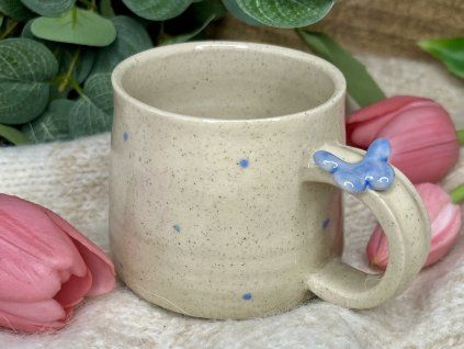 Keramicky hrnek BUTTERFLY BLUE 200 ml