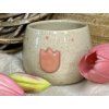 Keramický kalíšek bez ucha SALMON TULIP 180 ml