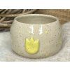 Keramický kalíšek bez ucha YELLOW TULIP 190 ml