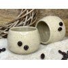 Keramický kalíšek bez ucha COFFEE BEAN 180-190 ml