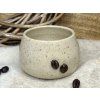 Keramický kalíšek bez ucha COFFEE BEAN 180-190 ml