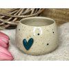 Keramický kalíšek bez ucha EMERALD HEART 200 ml