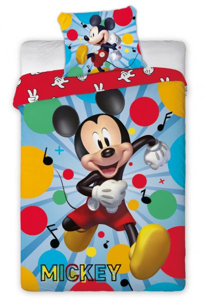 Tiptrade Dětské povlečení 140x200 + 70x90 Mickey Party