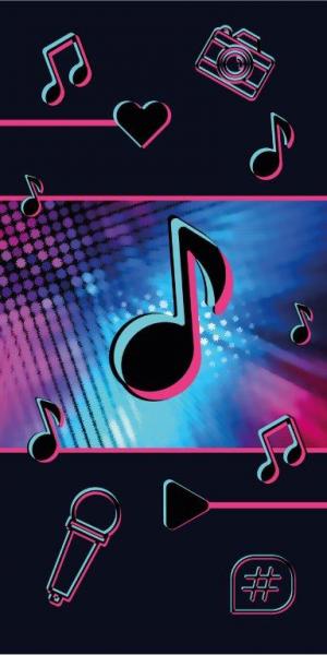 Detexpol Gyerek fürdőlepedő 70x140 Music 46