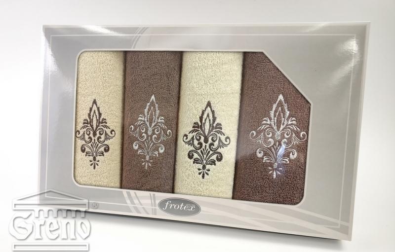 GRENO Frotex komplet IV krémový, hnedý 05