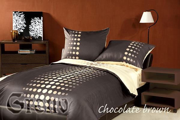 GRENO XQ Szatén párnahuzat 70x80 Choco Brown