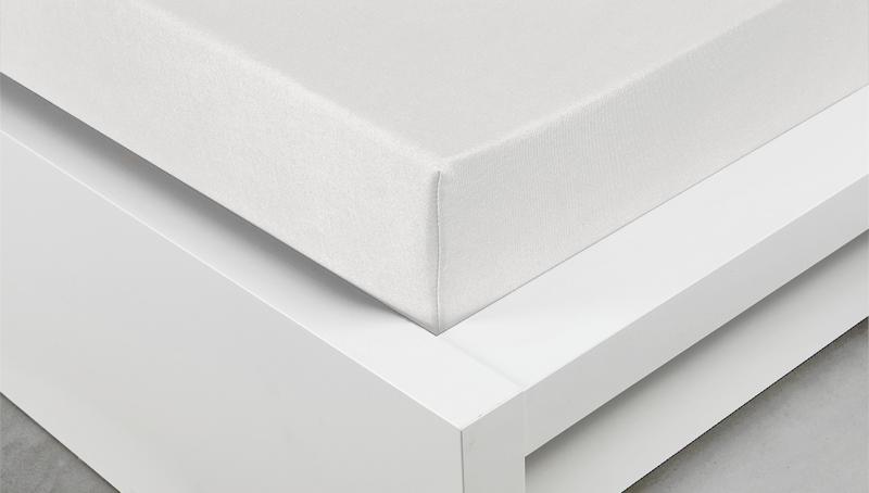 GRENO Dětské jersey prostěradlo 100x200 Bílé 001