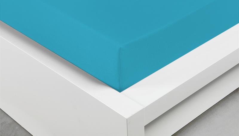 GRENO Dětské jersey prostěradlo 100x200 Tyrkysové 054