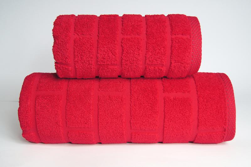 GRENO Brick fürdőlepedő 70x140 Piros