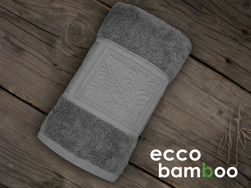 GRENO Ecco Bamboo osuška 70x140 Popelavá