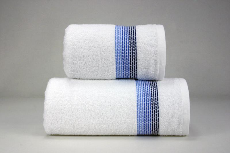 GRENO Ombre törölköző 50x90 Fehér,gránát