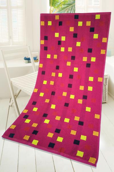 GRENO Geo plážová osuška 70x140 Ružová
