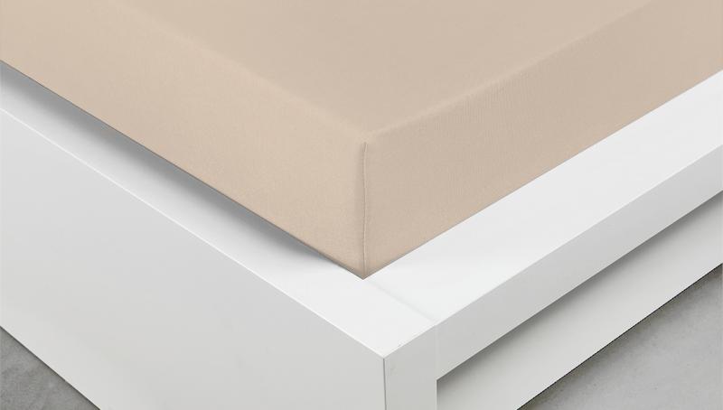 Classic jersey prestieradlo 100x200 béžové 007
